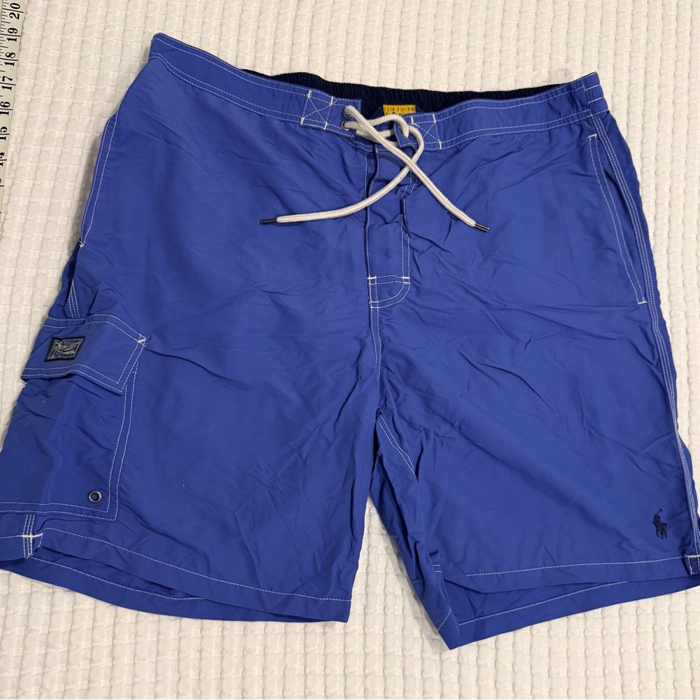 Ralph Lauren Men's Vibrant Blue Board Shorts